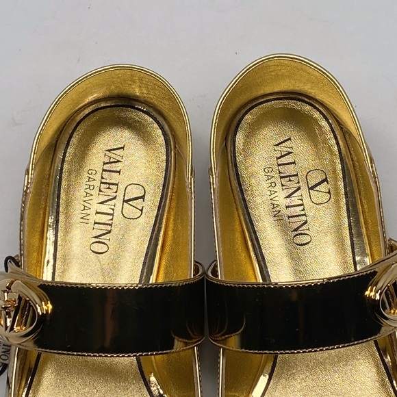 Valentino Garavani VLogo Locker Mary-Jane ballerina shoes size 36 - Picture 10 of 16